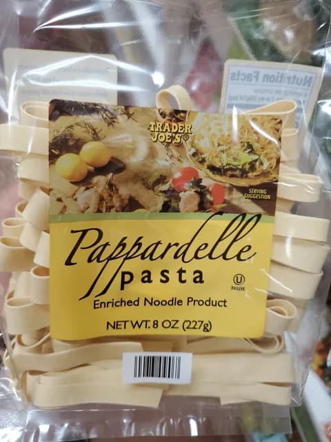 Is it Hazelnut Free? Trader Joe's Pappardelle Pasta