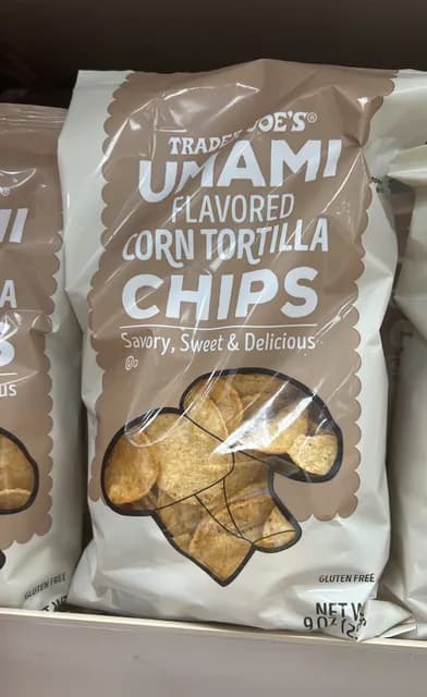 Is it Nutmeg Free? Trader Joe's Umami Flavored Corn Tortilla Chips