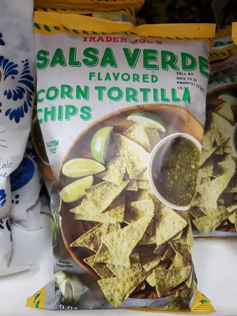 Is it Wheat Free? Trader Joe's Salsa Verde Flavored Corn Tortilla Chips