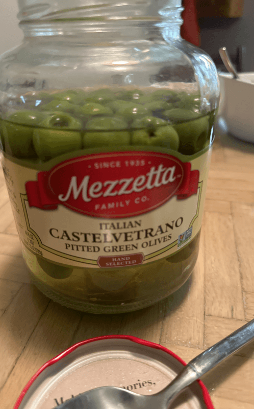 Mezzetta Italian Castelvetrano Pitted Green Olives