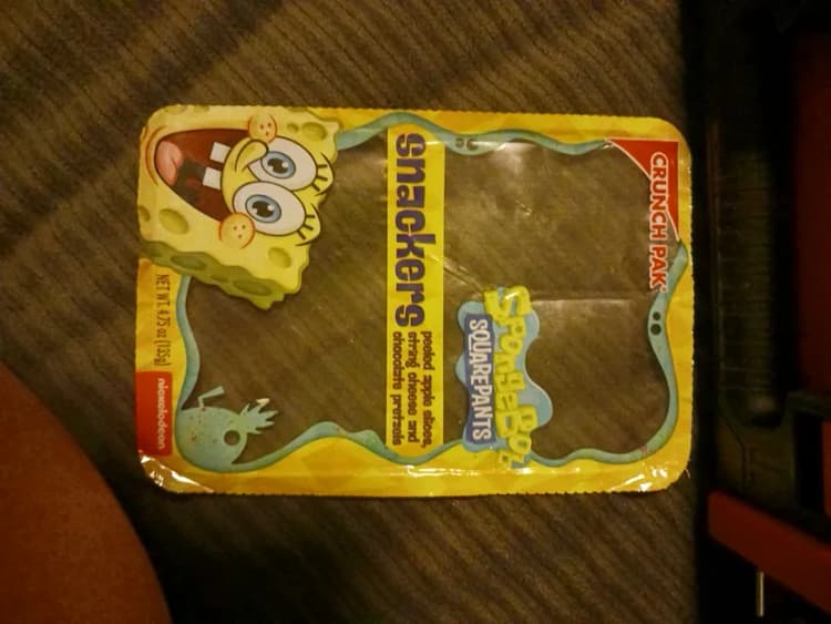 Crunch Pak Spongebob Squarepants Snackers