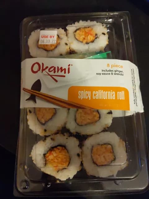 Okami Spicy California Roll