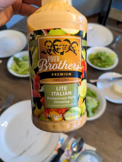 Four Brothers Premium Lite Italian Restaurant Style Dressing