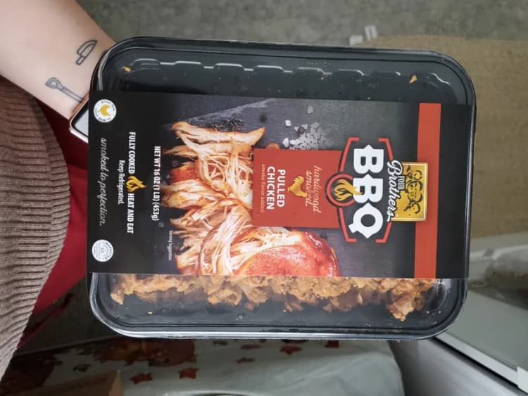 Four Brothers Bbq Hardwood Smoked Pulled Chicken