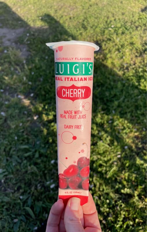 Luigi'S Real Italian Ice Cherry Made With Real Fruit Juice