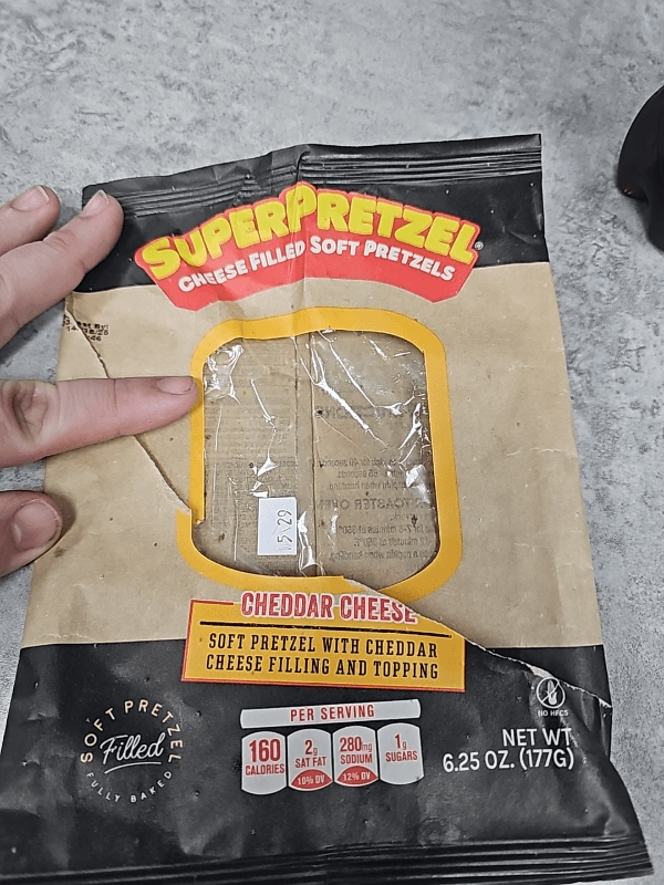 Superpretzel Soft Pretzels Cheddar Cheese