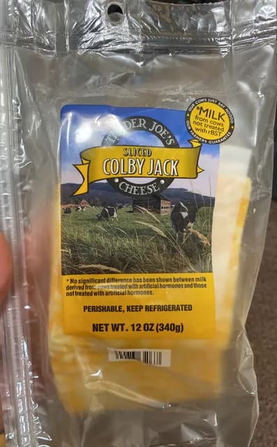 Trader Joe'S Sliced Colby Jack Cheese