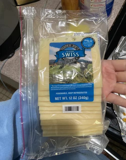 Trader Joe'S Sliced Swiss Cheese