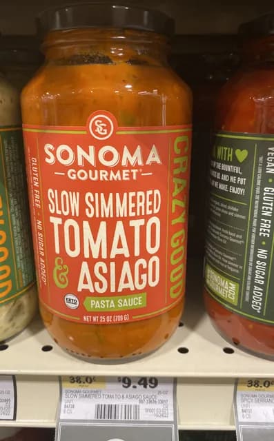 Sonoma Gourmet Slow Simmered Tomato & Asiago Pasta Sauce