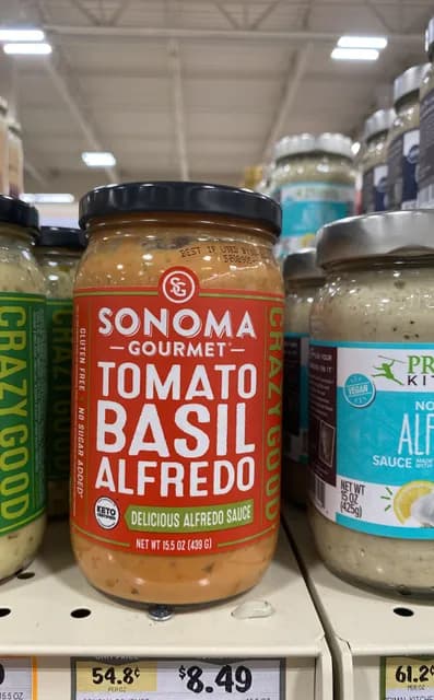 Sonoma Gourmet Tomato Basil Alfredo Sauce