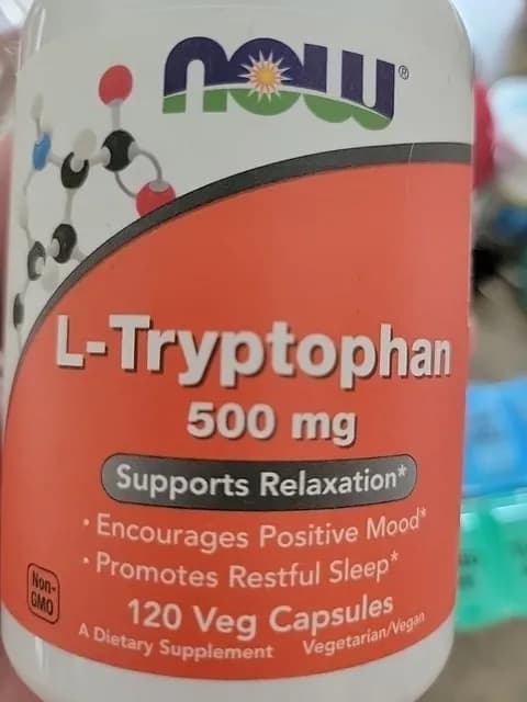 Now L-Tryptophan Veg Capsule Supports Relaxation