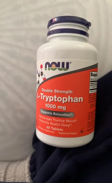 Now Double Strength L-Tryptophan