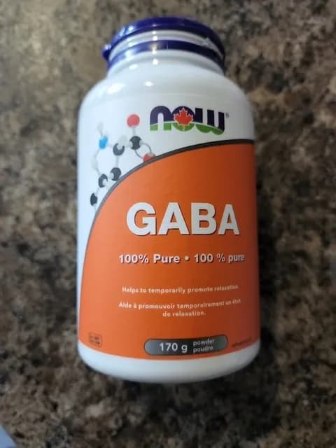 Now 100% Pure Gaba Powder