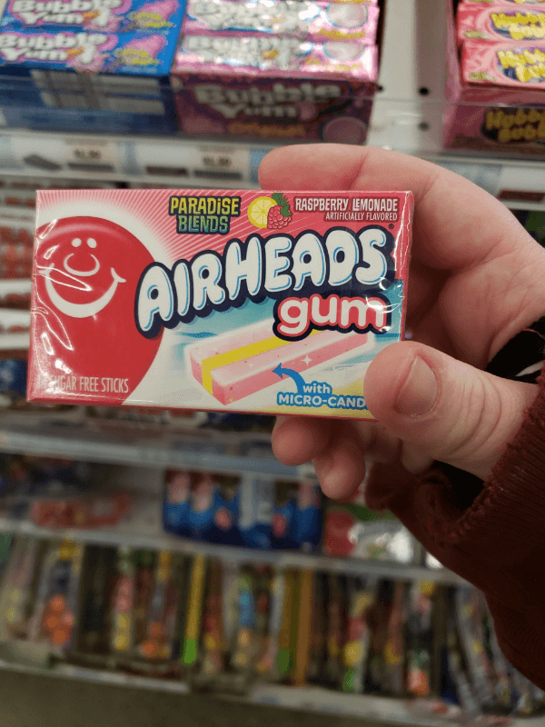 Airheads Raspberry Lemonade Gum