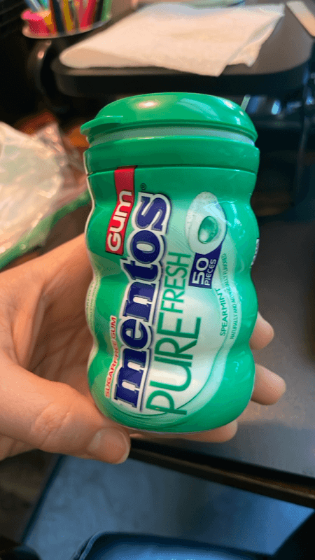 Mentos Pure Fresh Chewing Gum Sugarfree Spearmint