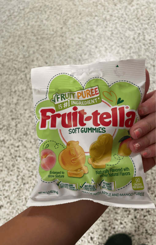 Fruit-Tella Apple And Mango Puree Soft Gummies