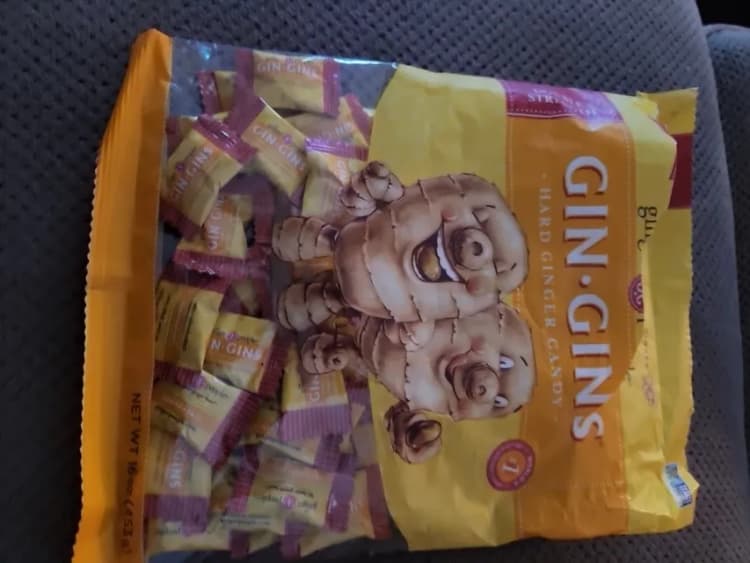 The Ginger People Gin Gins Double Strength Hard Ginger Candy