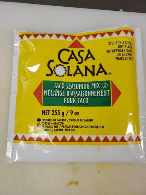 Casa Solana Taco Seasoning Mix
