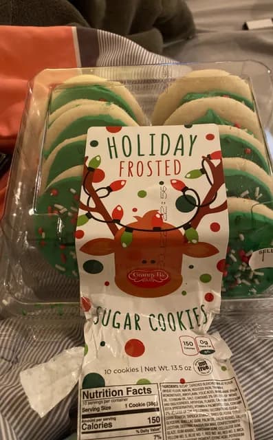 Granny B'S Holiday Frosted Sugar Cookies