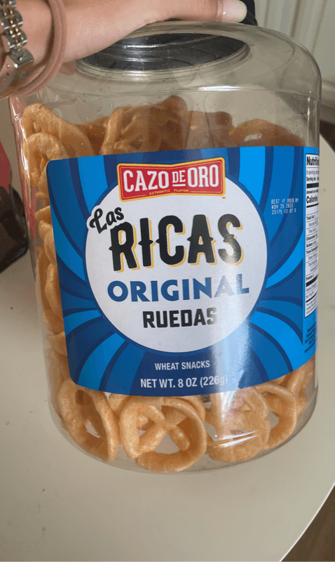 Cazo De Oro Las Ricas Original Ruedas Wheat Snacks