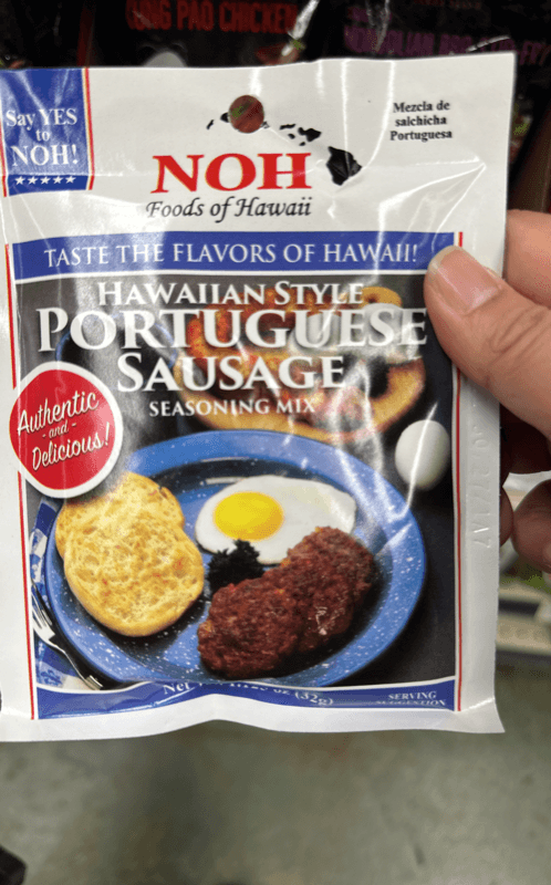Noh Foods Of Hawaii Hawaiian Style Portuguese Sausage Seasoning Mix
