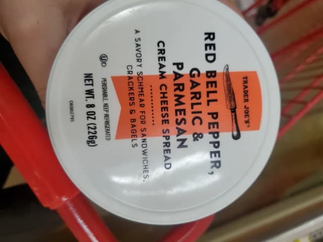 Is it Low FODMAP? Trader Joe’s Red Bell Pepper, Garlic & Parmesan Cream Cheese Spread