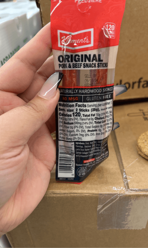 Klement'S Original Pork & Beef Snack