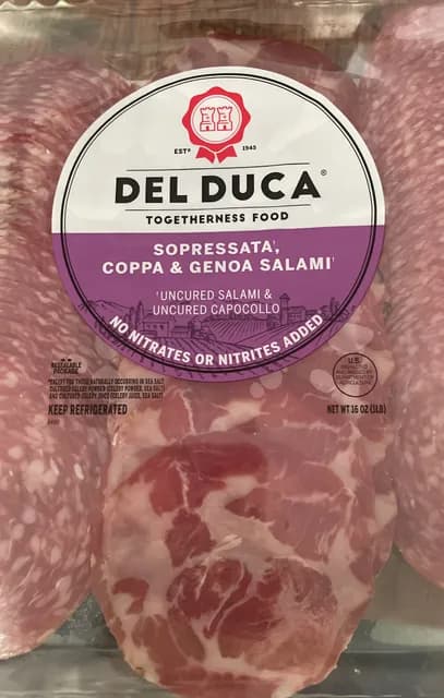Del Duca Sopressata, Coppa & Genoa Salami