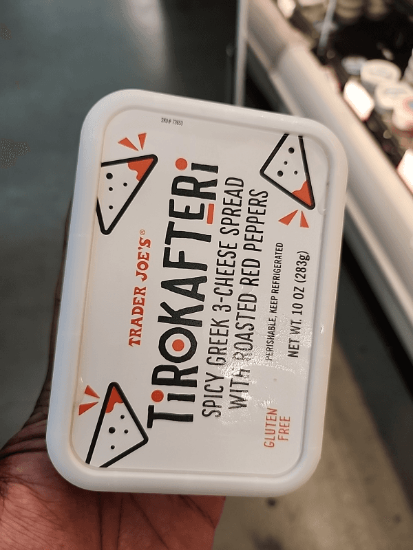 Trader Joe'S Tirokafteri Spicy Greek 3-Cheese Spread With Roasted Red Peppers