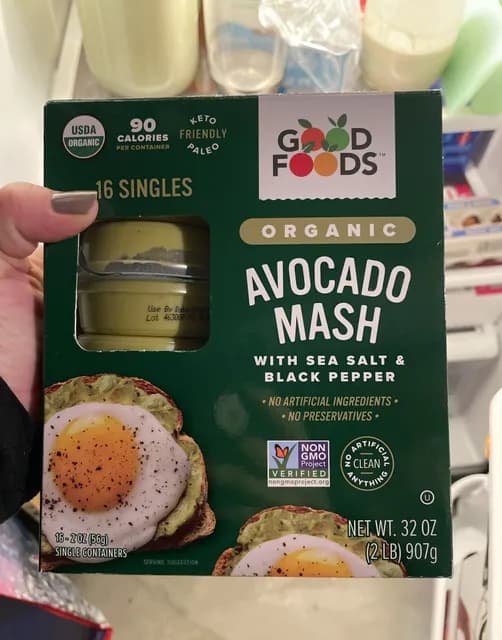 Good Foods Organic Avocado Mash