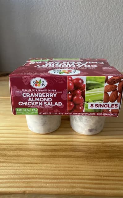 Good Foods Cranberry Almond Chicken Salad With White Meat Chicken