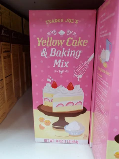 Yellow Cake & Baking Mix minus the milk… : r/traderjoes