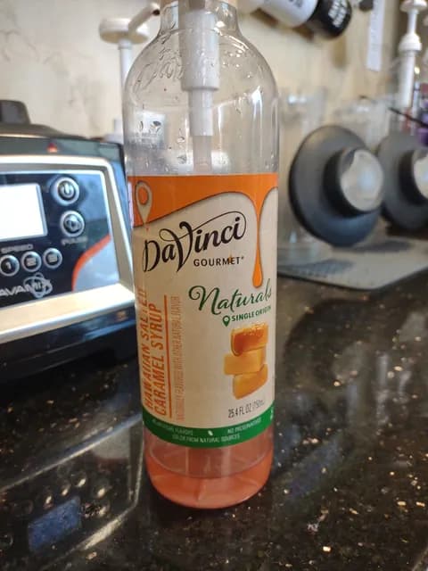 Davinci Gourmet Naturals Hawaiian Salted Caramel Syrup