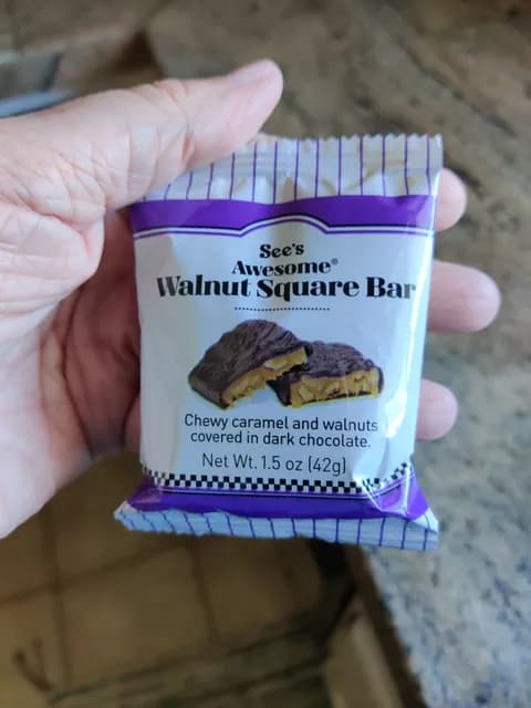 See'S Awesome Walnut Square Bar