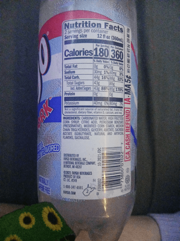 Faygo Firework Soda Pop