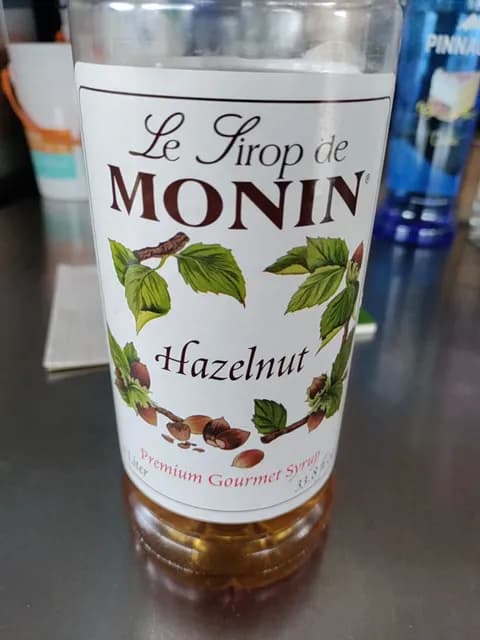 Le Sirop De Monin Hazelnut Premium Gourmet Syrup