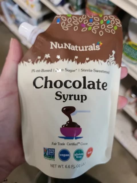 Nunaturals Chocolate Syrup