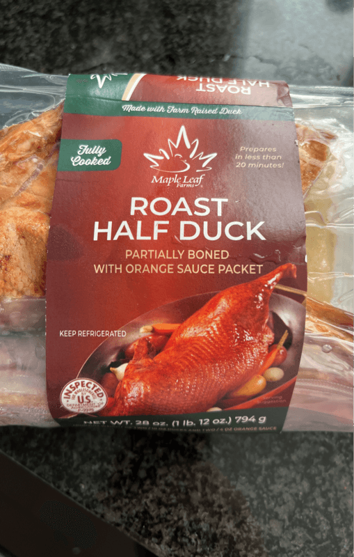 Maple Leaf Farms Roast Half Duck