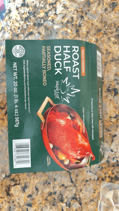 Maple Leaf Roast Half Duck