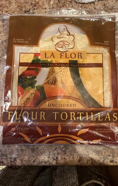 La Flor Premium Uncooked Flour Tortillas
