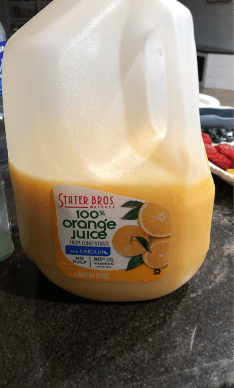 Stater Bros. Markets 100% Orange Juice From Concentrate With Calcium