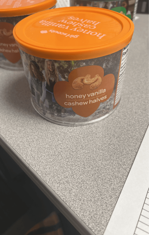 Trophy Nut Girl Scouts Of The Usa Honey Vanilla Cashew Halves