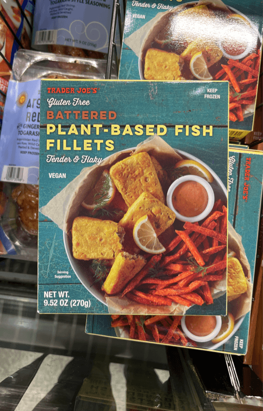 Trader Joe'S Gluten Free Battered Plant-Based Fish Fillets Tender & Flaky