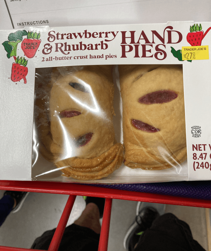Trader Joe'S Strawberry & Rhubarb Hand Pies