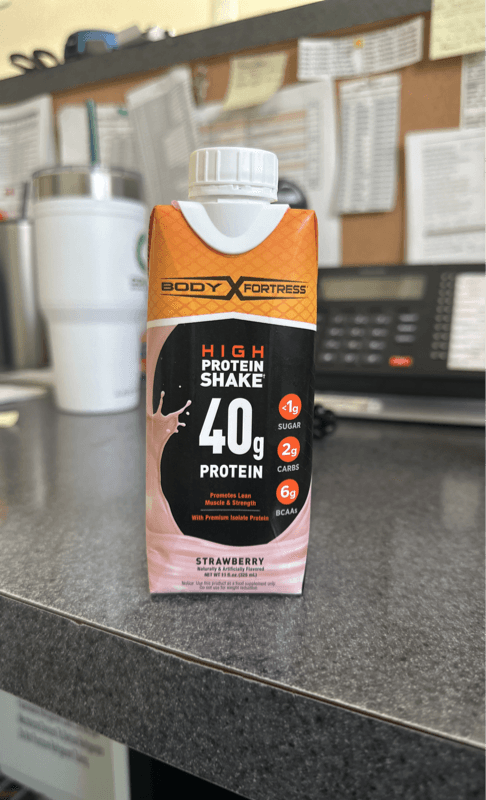 Body Fortress High Protein Shake Strawberry