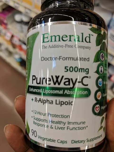 Emerald Pureway-C + R-Alpha Lipoic Vegetable Caps