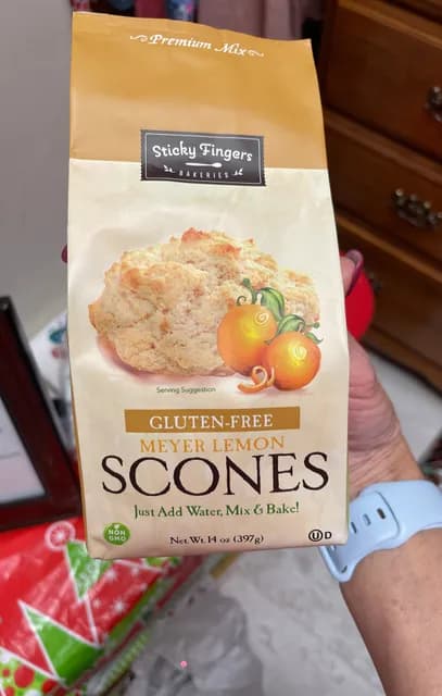 Sticky Fingers Bakeries Gluten-Free Meyer Lemon Scones