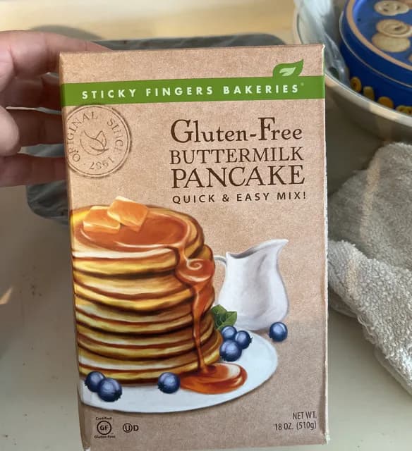 Sticky Fingers Bakeries Gluten-Free Buttermilk Pancake Quick & Easy Mix!