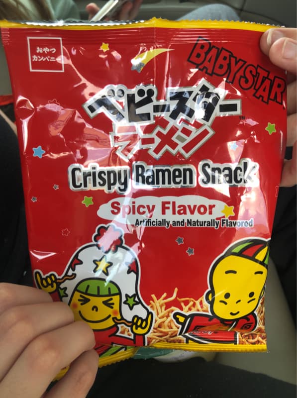 Baby Star Crispy Ramen Snack Spicy Flavor
