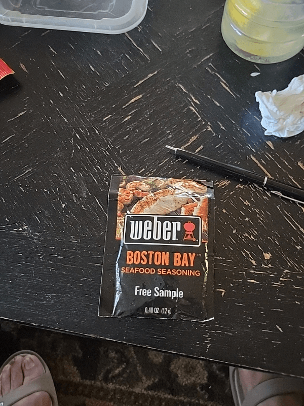 Weber Boston Bay Seafood Seasoning Free Sample